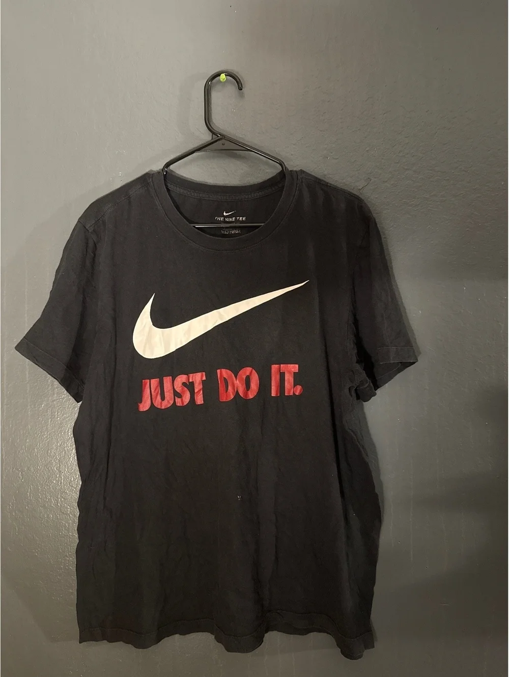 Nike The Nike Tee Black Just Do It T-Shirt Size Large